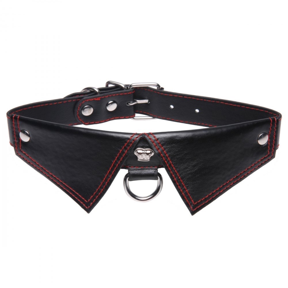 Black Leather Collar Choker